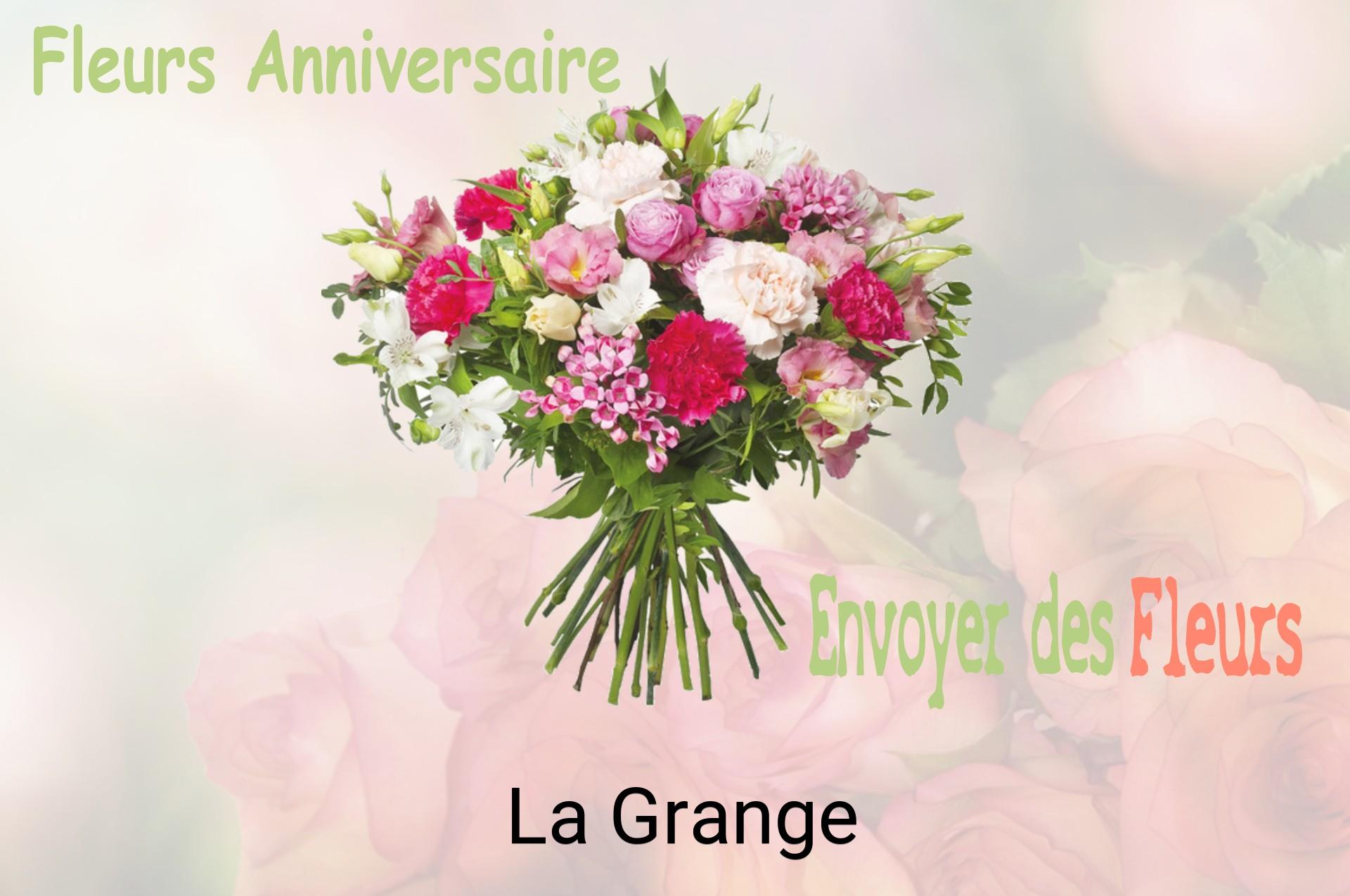 Bouquet de fleurs d’anniversaire livré à La Grange